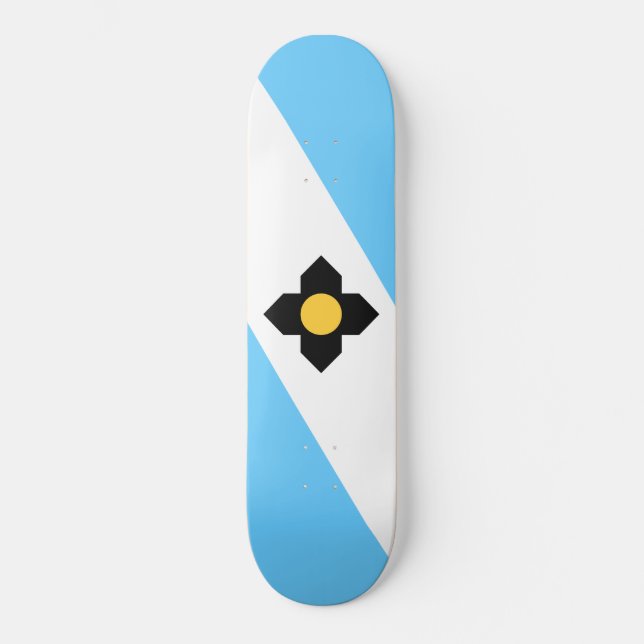 Skate Bandeira de Madison (Wisconsin) (Frente)