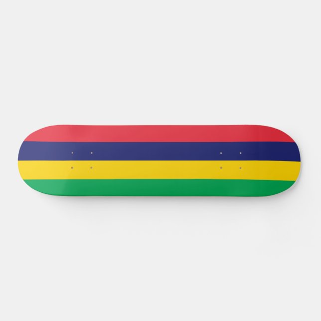 Skate Bandeira de Maurícia (Horz)