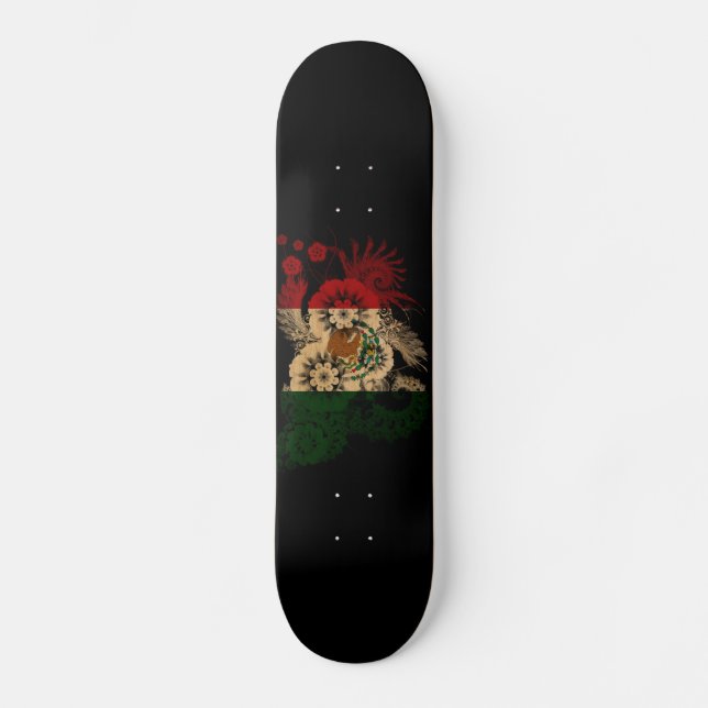 Skate Bandeira de México (Frente)