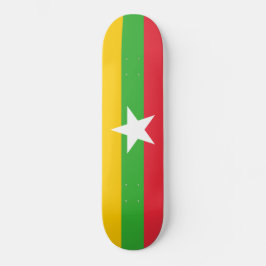 Skate Bandeira de Mianmar (Birmânia)