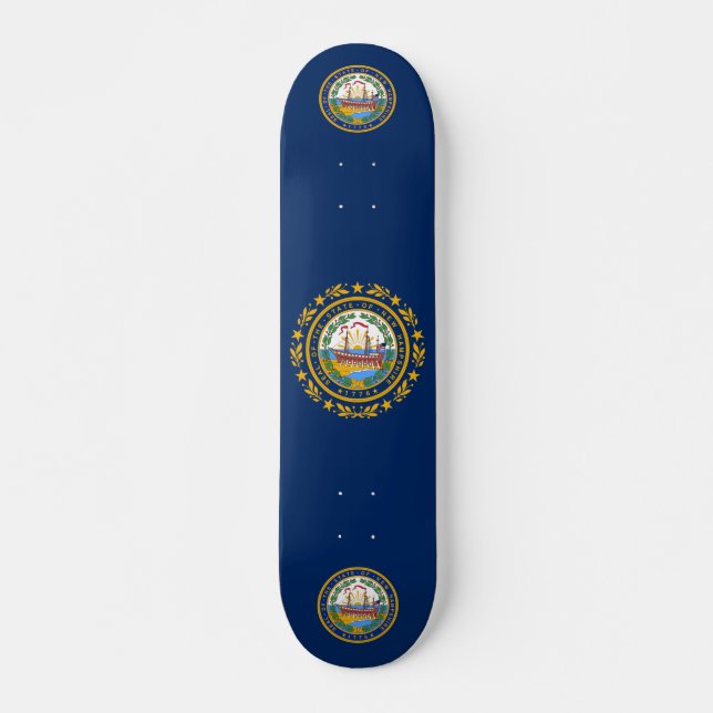 Skate Bandeira de New Hampshire (Frente)