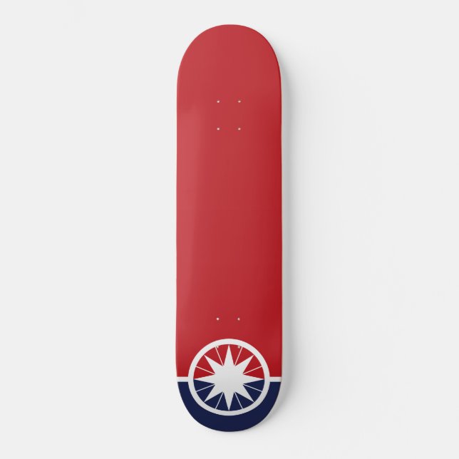 Skate Bandeira de Norman (Oklahoma) (Frente)