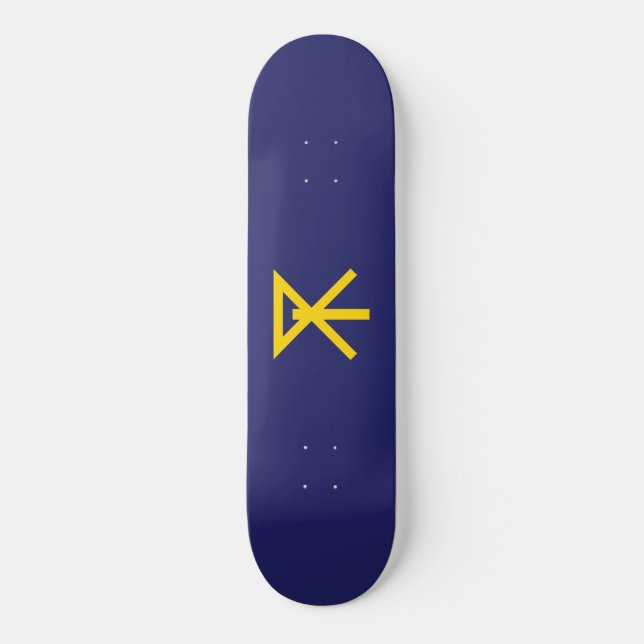 Skate Bandeira de Osaka (Japão) (Frente)
