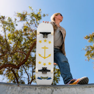 Skate Bandeira de Rhode Island