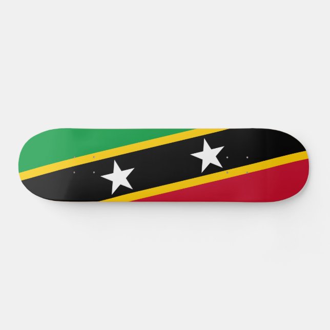 Skate Bandeira de São Cristóvão e Nevis (Horz)
