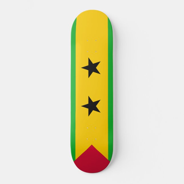 Skate Bandeira de São Tomé e Príncipe (Frente)