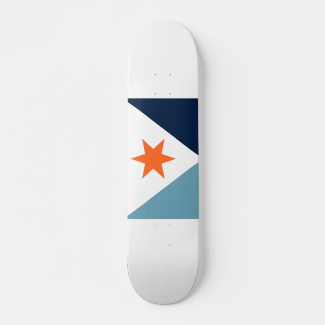 Skate Bandeira de Syracuse, Nova York (Frente)