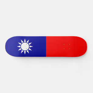 Skate Bandeira de Taiwan