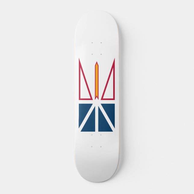 Skate Bandeira de Terra Nova e Labrador (Canadá) (Frente)