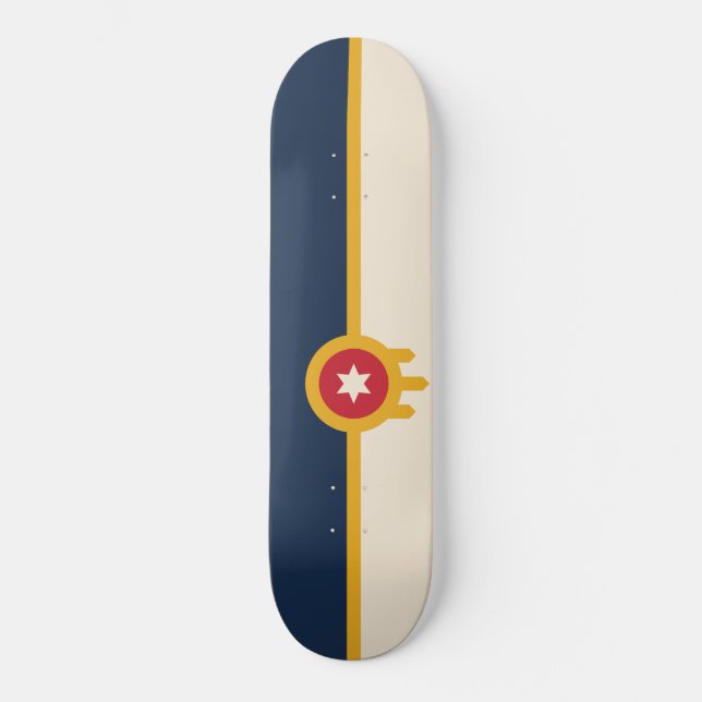 Skate Bandeira de Tulsa (Oklahoma) (Frente)