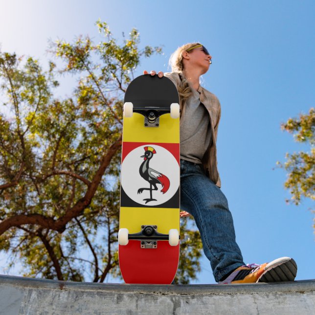 Skate bandeira de Uganda (Ao ar livre 1)