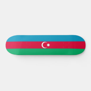 Skate Bandeira do Azerbaijão Patriótico