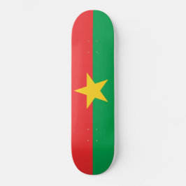 Skate Bandeira do Burkina Faso