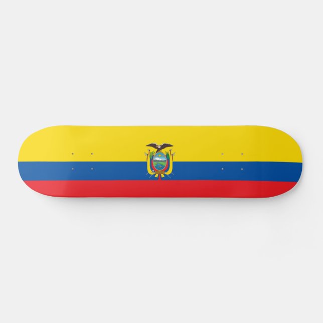 Skate Bandeira do Equador (Horz)