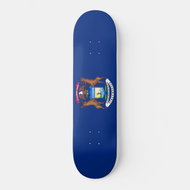 Skate Bandeira do Estado de Michigan (Frente)