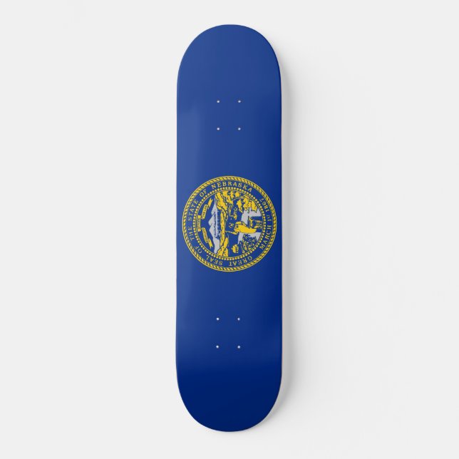 Skate Bandeira do Estado de Nebraska (Frente)