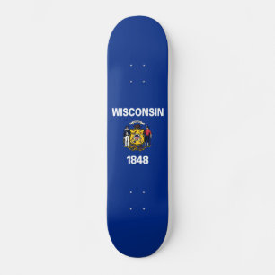 Skate Bandeira do Estado de Wisconsin