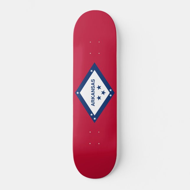 Skate Bandeira do Estado do Arkansas (Frente)