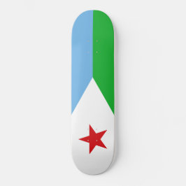 Skate Bandeira do Jibuti (nação africana)