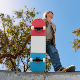 Skate bandeira do Luxemburgo