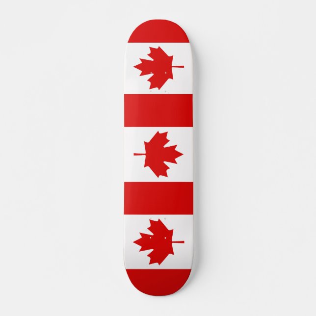 Skate Bandeira do Maple Leaf do Canadá (Frente)