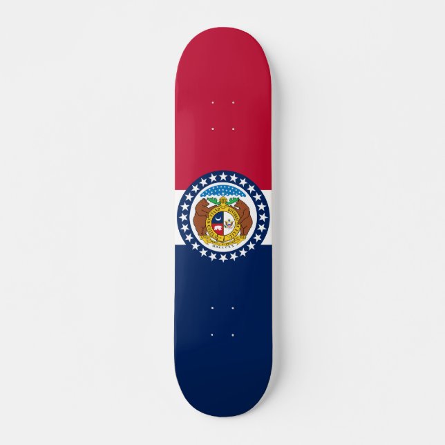 Skate Bandeira do Missouri (Frente)