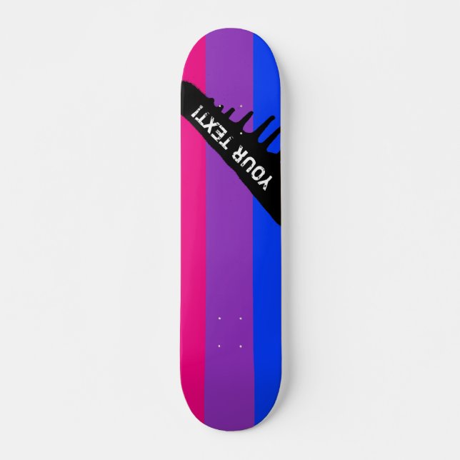 Skate Bandeira do Orgulho Bissexual (Frente)