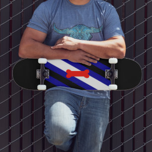 Skate Bandeira do orgulho canino SlipperyJoe express kin