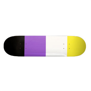 Skate Bandeira do Orgulho Não Binário