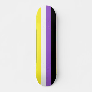 Skate Bandeira do Orgulho Não Binário