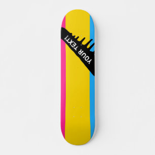 Skate Bandeira do Orgulho Pansexual