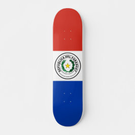 Skate bandeira do Paraguai