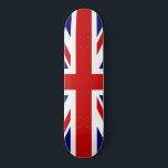 Skate Bandeira do Reino Unido / União Jack<br><div class="desc">NewParkLane - Tabuleiro Divertido,  com a bandeira nacional do Reino Unido; o bandeira da União. Verifique se há itens correspondentes nesta coleção. Você tem desejos pessoais específicos de design? Sinta-se livre para me contactar!</div>