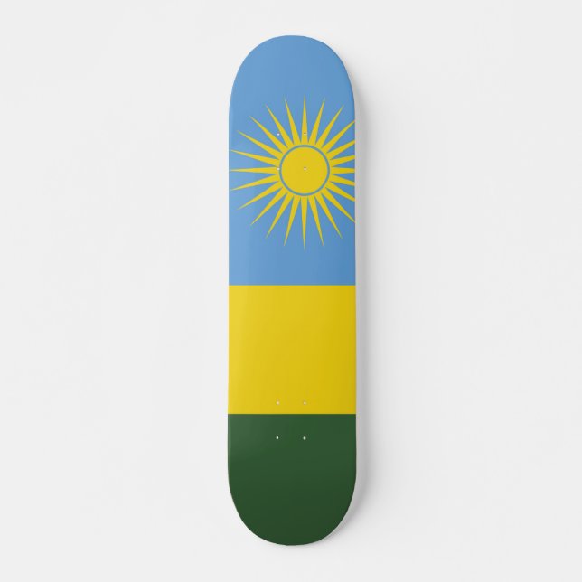 Skate bandeira do Ruanda (Frente)