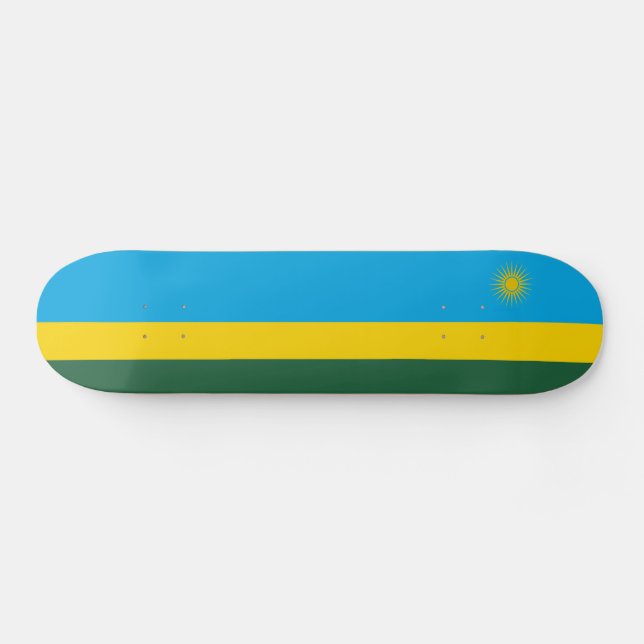 Skate Bandeira do Ruanda (Horz)