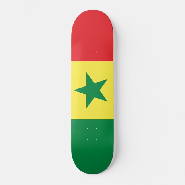Skate Bandeira do Senegal (Frente)