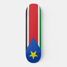 Skate Bandeira do Sudão do Sul (África)