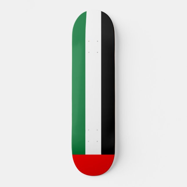 Skate Bandeira dos Emirados Árabes Unidos (Frente)