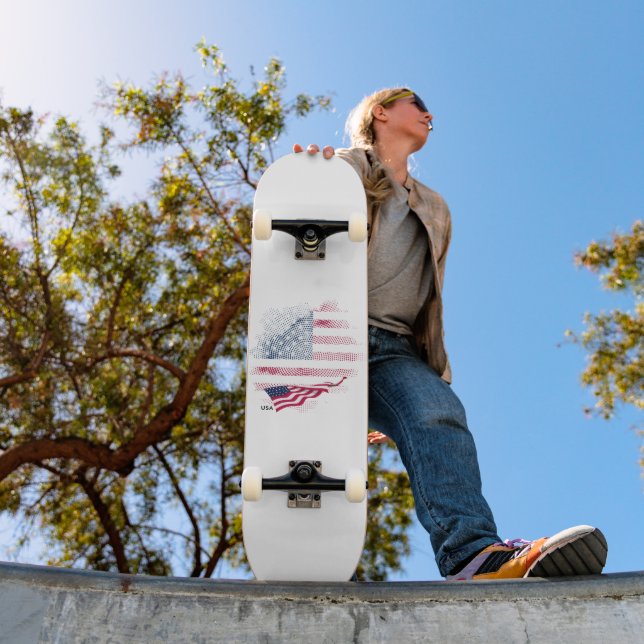 Skate bandeira dos EUA (Ao ar livre 1)