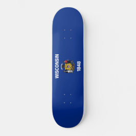 Skate Bandeira Estadual do Wisconsin