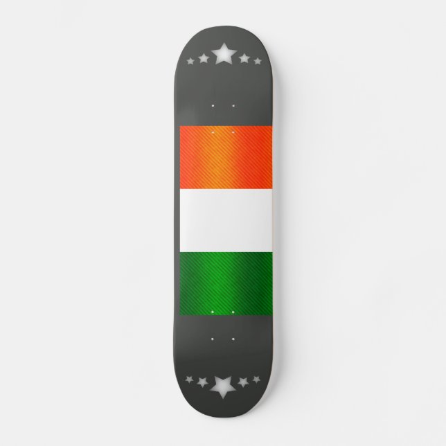 Skate Bandeira irlandesa Moderna retirada (Frente)