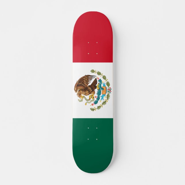 Skate Bandeira mexicana - Bandeira do México (Frente)