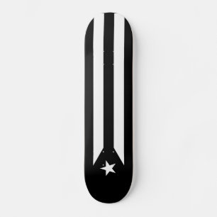 Skate Bandeira negra de Porto Rico