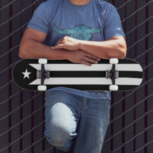 Skate Bandeira Negra de Porto Rico