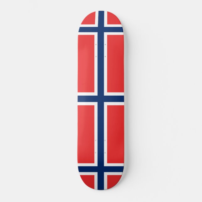 Skate Bandeira norueguesa (Noruega) (Frente)