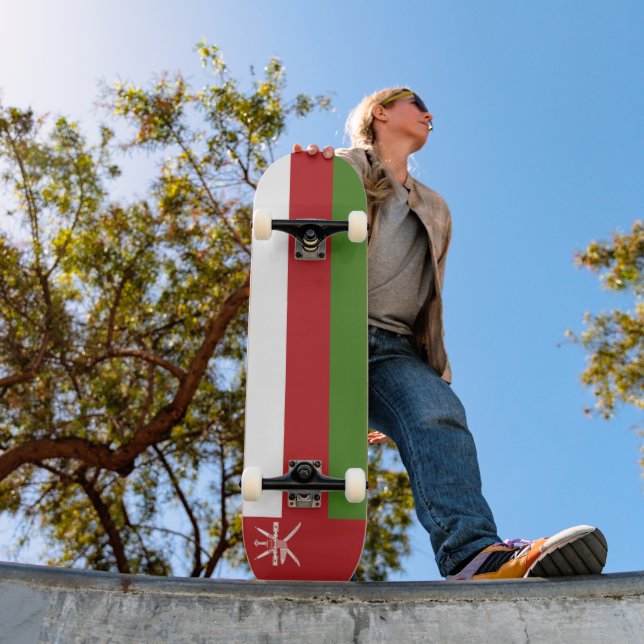 Skate bandeira Omã (Ao ar livre 1)