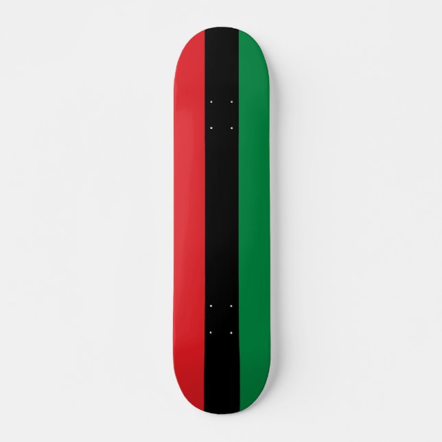 Skate Bandeira Pan-Africana, Happy Kwanzaa (Frente)