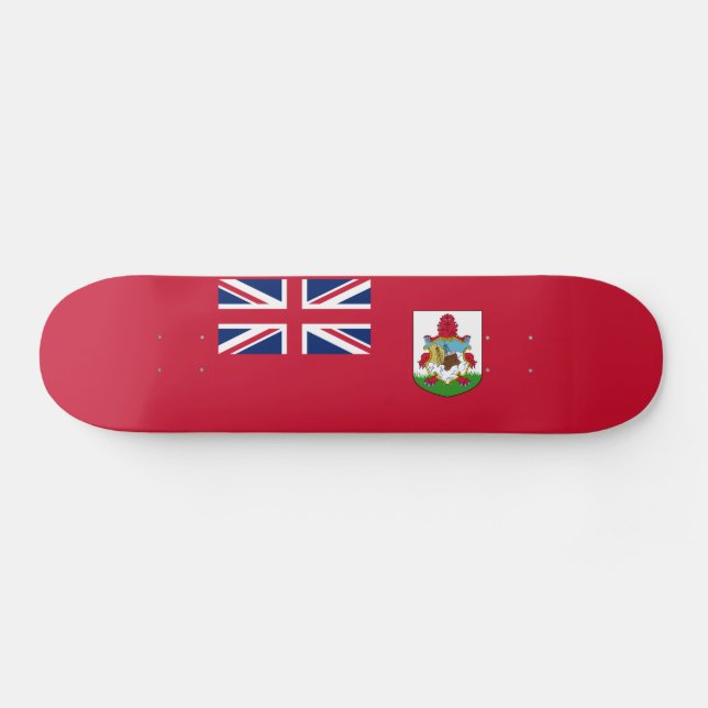 Skate Bandeira Patriótica das Bermudas (Horz)