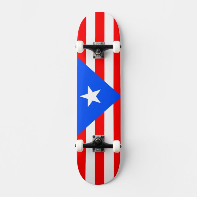 Skate Bandeira Porto Rico (Frente)