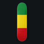 Skate Bandeira Rastafarian Rasta Etiópia<br><div class="desc">As cores vermelha, verde e amarela representam a bandeira do Rastafarianismo, mas são também uma bandeira da Etiópia. Aqui está um presente rasta de alta qualidade e um design excelente para todos os rastafarianos. Visite nossa loja para encontrar presentes mais legal no rasta e outras ideias de presentes no mundo....</div>